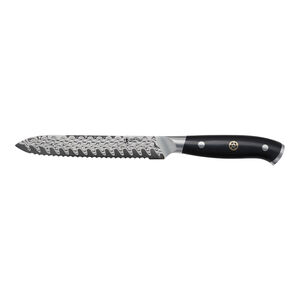 5.00 inch, Damascus Steel Serrated Utility Knife