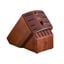 17 Piece, Knife block set, brown,,large preview