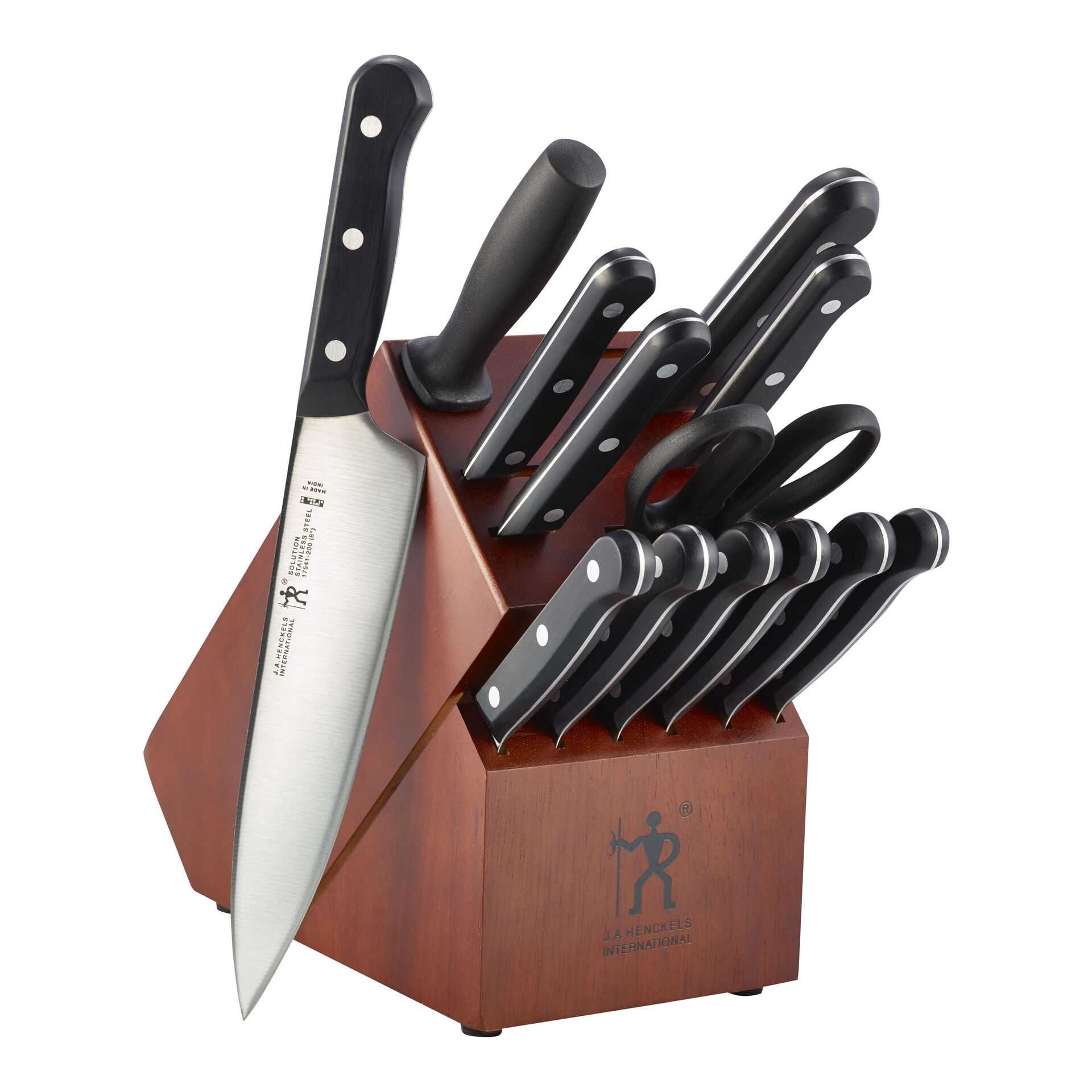 14 Piece, Knife block set,,large