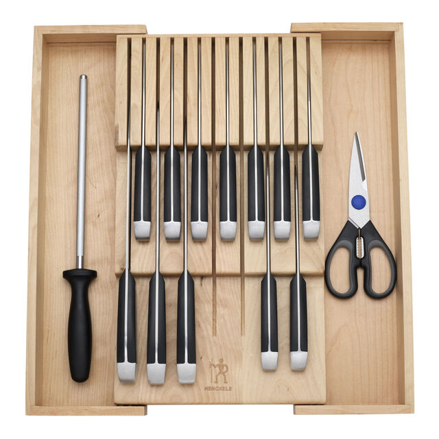 15-pc, Knife Set with Drawer Storage Tray,,large