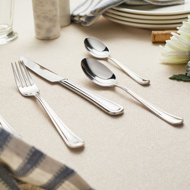 45 Piece Flatware Set polished,,large