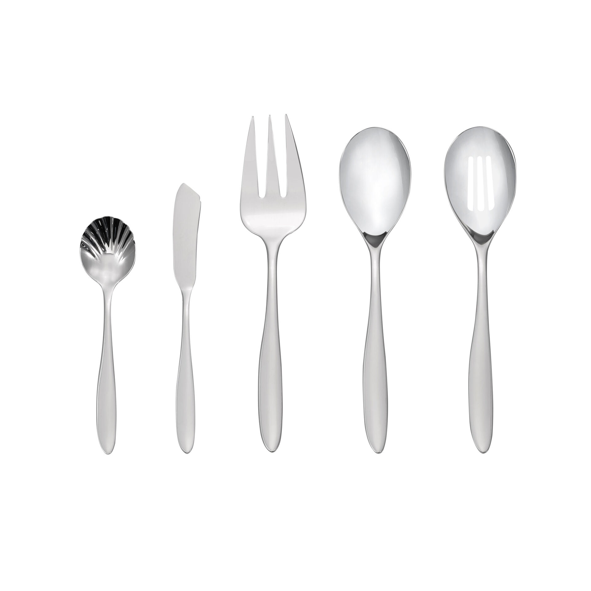 45 Piece Flatware Set polished,,large