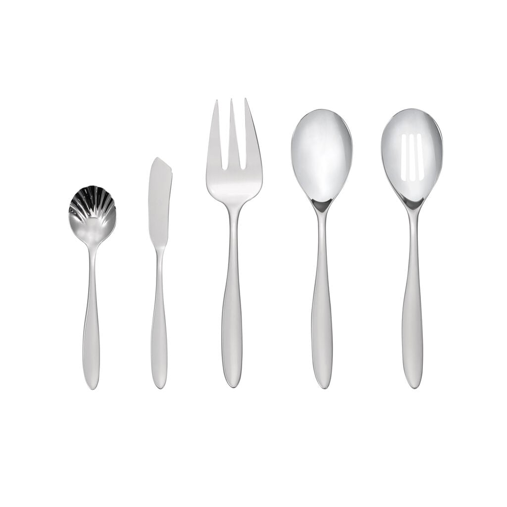 45 Piece Flatware Set polished,,large
