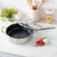 4 qt, Stainless Steel, Hybrid Ceramic Nonstick Saute Pan With Lid,,large preview