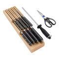 11-pc, Knife Set with Drawer Storage Tray,,large