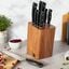 10 Piece, Knife block set, black,,large preview