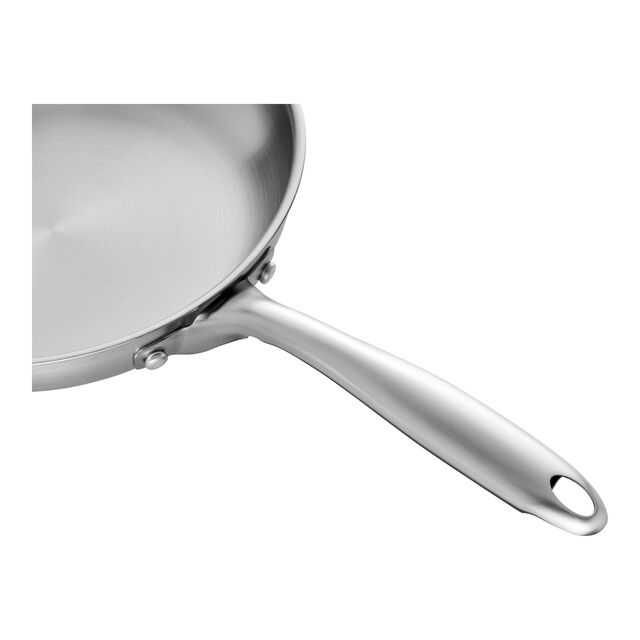 Bratpfanne 24 cm, Edelstahl, Silber,,large