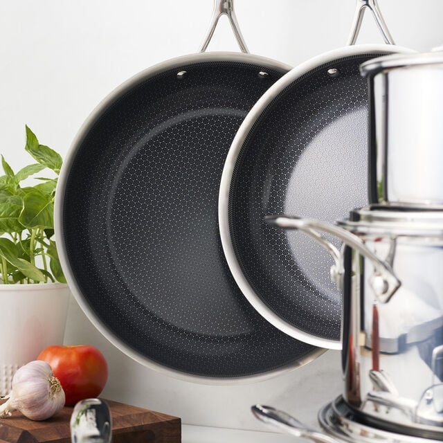 10-pc, Stainless Steel, Ceramic Hybrid Cookware Set,,large