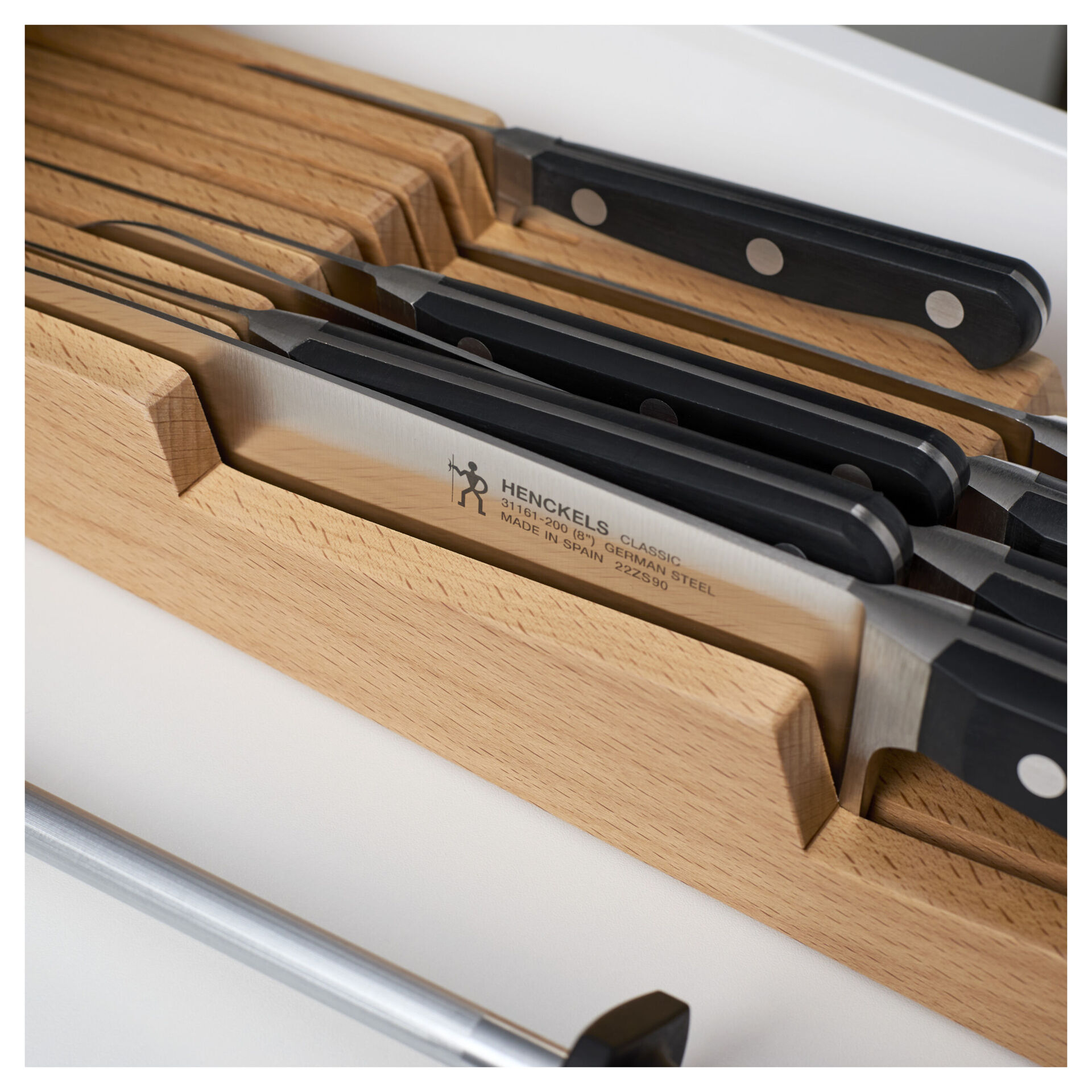 11-pc, Knife Set with Drawer Storage Tray,,large