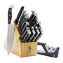 21-pc, Knife Block Set w/Bonus Sharpener,,large