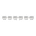 6 Piece round Bakeware set, white,,large