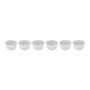 6 Piece round Bakeware set, white,,large