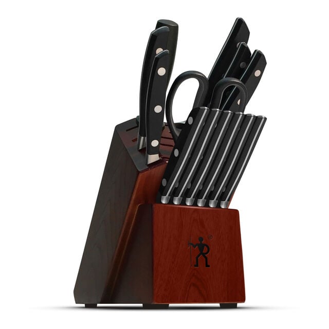 14 Piece, Knife block set, black