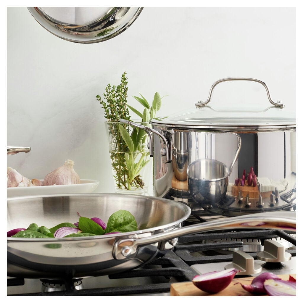 11-pc, Stainless Steel, Cookware Set,,large