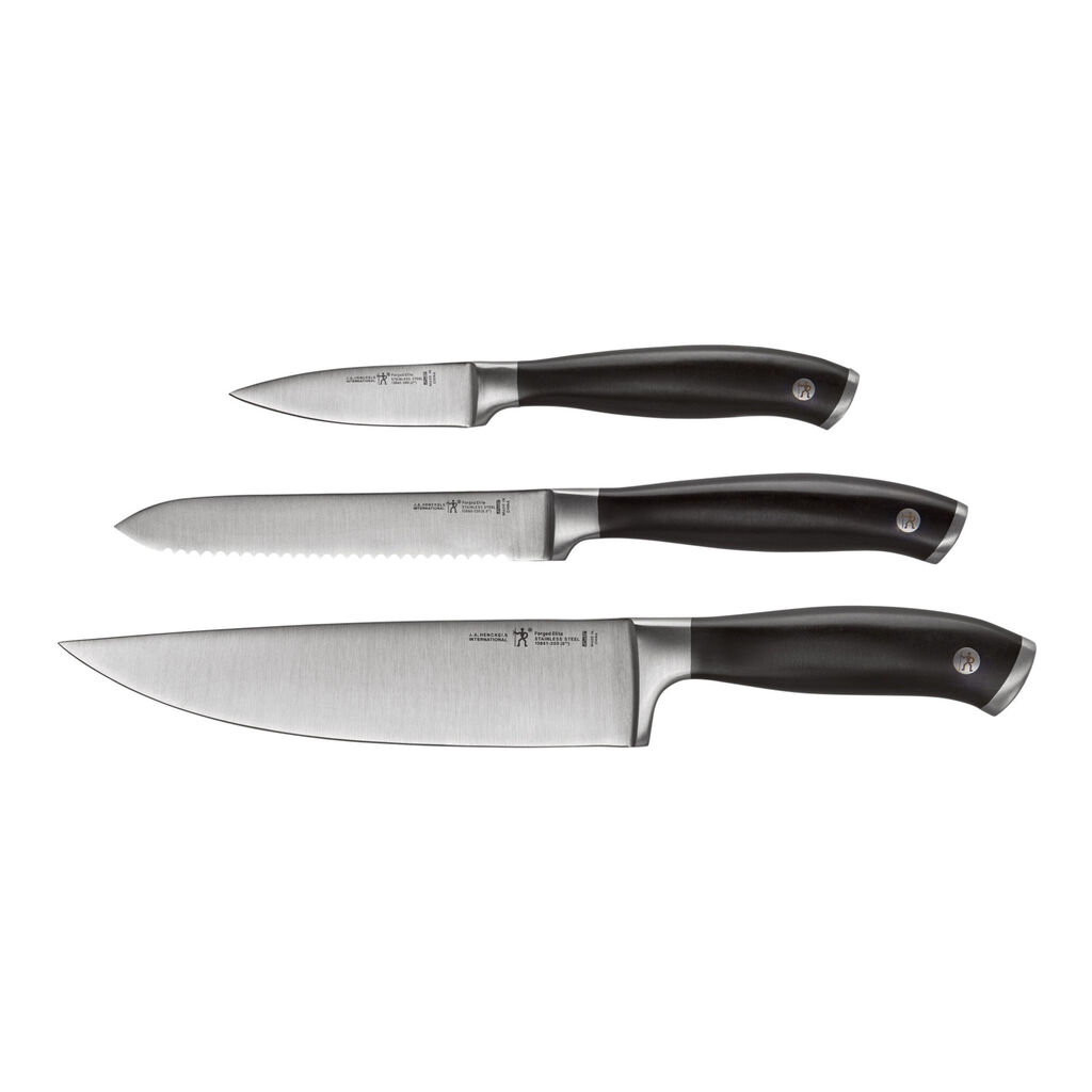 3 Piece, Knife set, black,,large