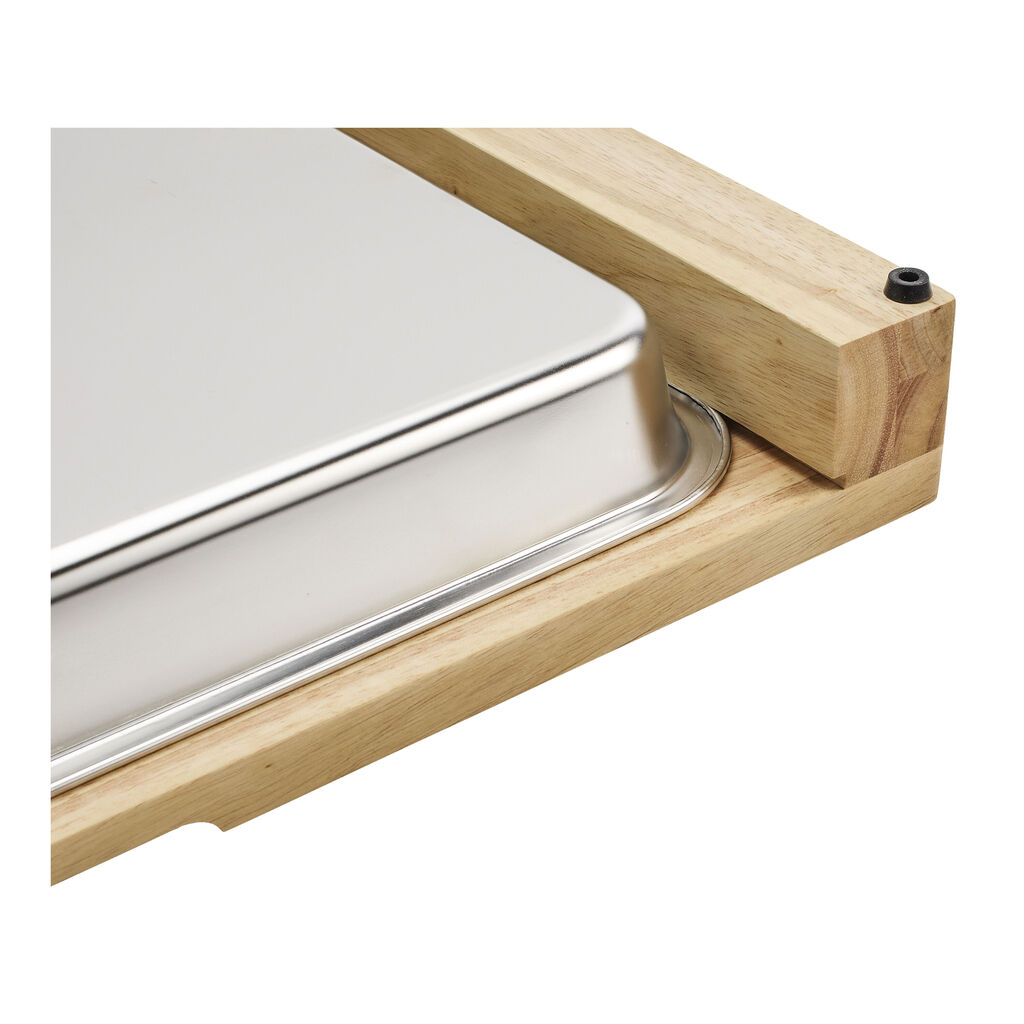 Cutting board 60 cm x 40 cm 18/10 Stainless Steel,,large