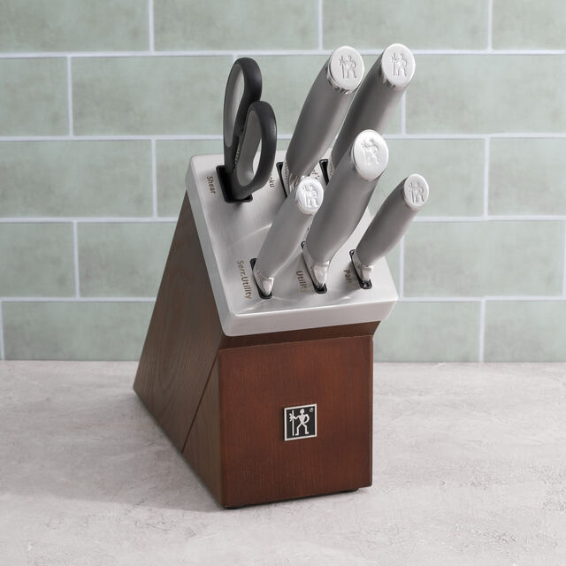 7-pc, Self-Sharpening Knife Block Set,,large