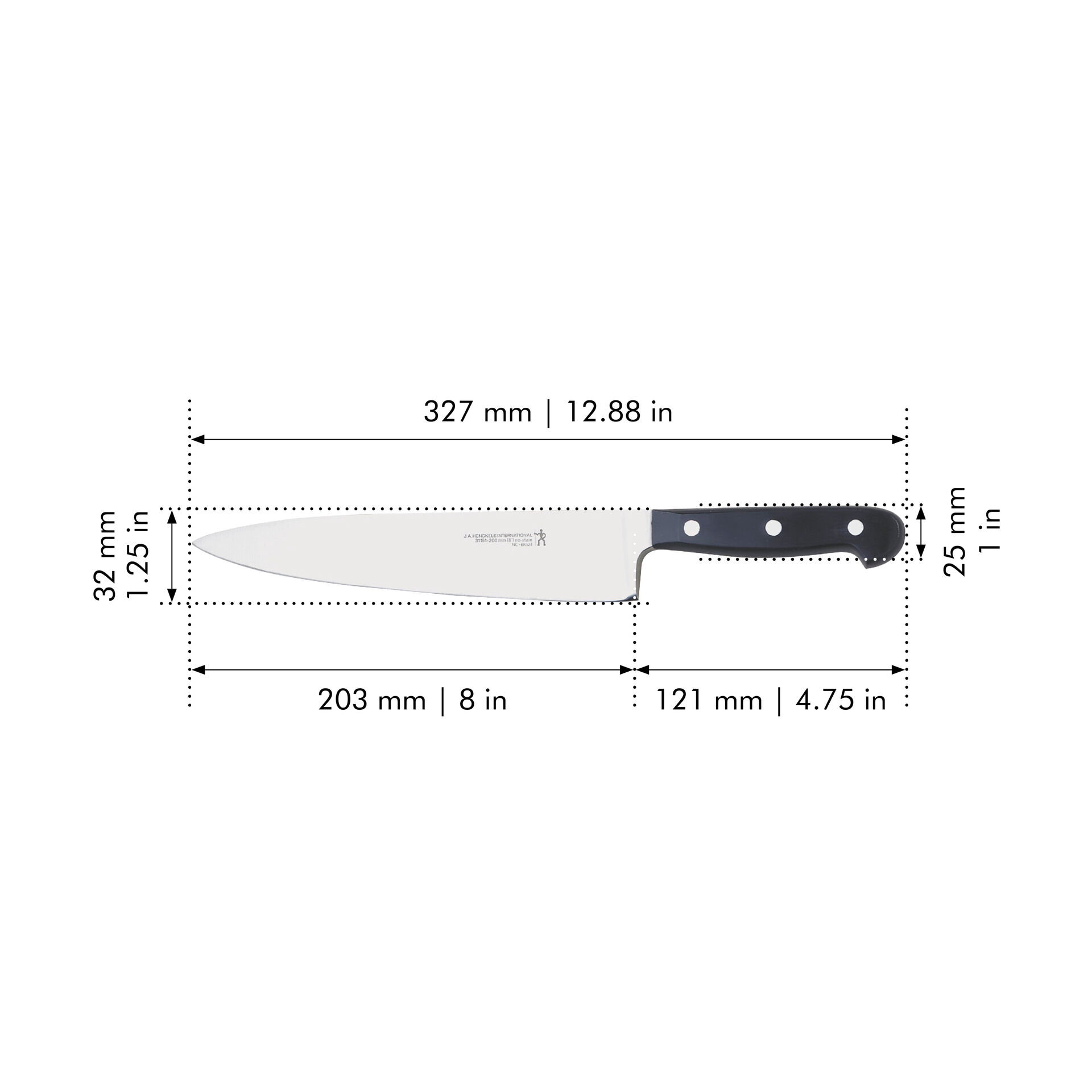 8-inch, Chef's knife,,large