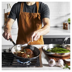 2-pc, Stainless Steel, Frying Pan Set
