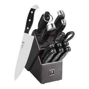 13 Piece, Knife block set, black