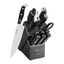 13 Piece, Knife block set, black,,large preview