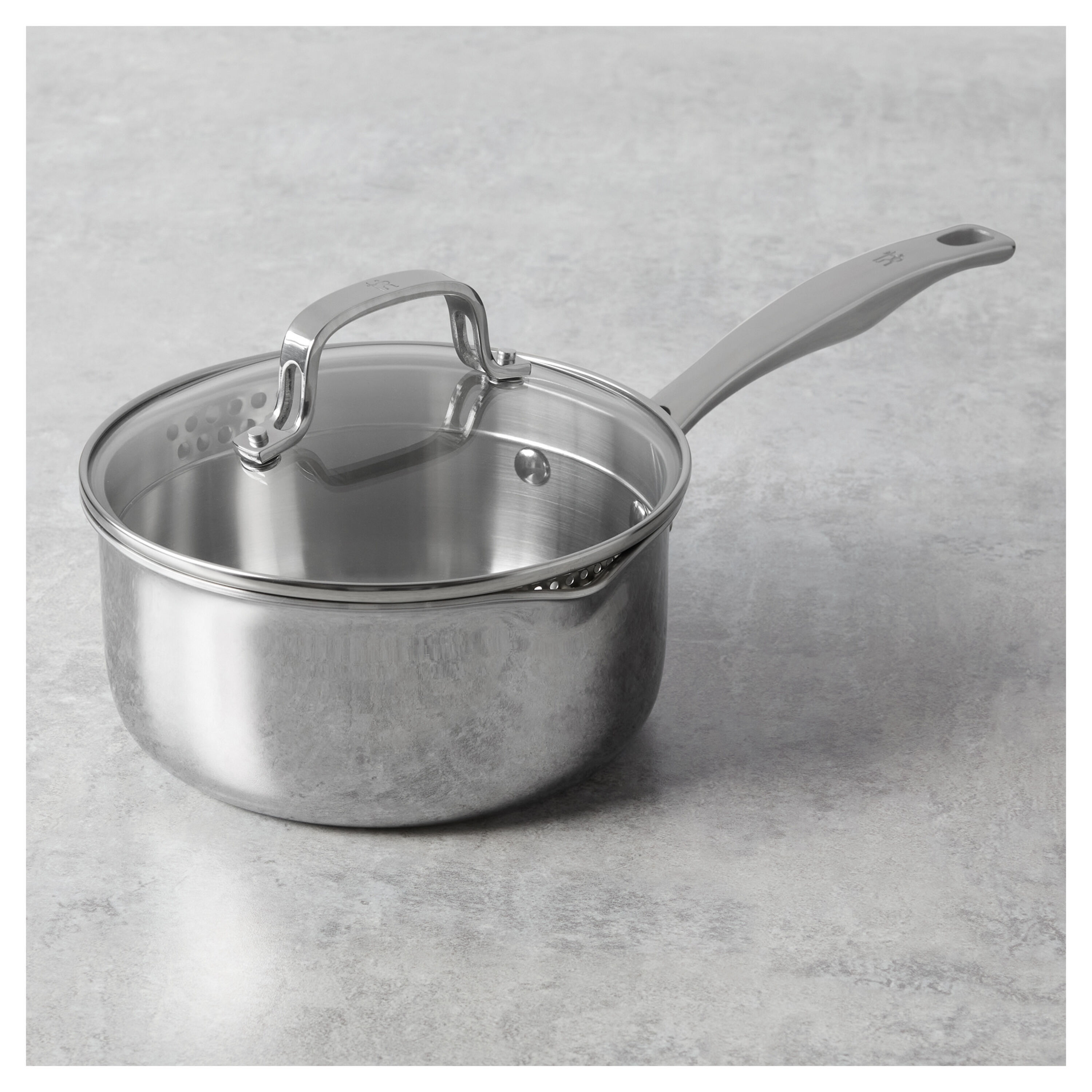 ererin　2QT　3QT Clad H3 Sauce Pan with Lid, 2 qt, Stainless Steel | Henckels US