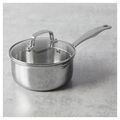 2 qt, Stainless Steel, Sauce Pan With Lid,,large