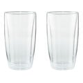 2 Piece, Latte glass set,,large
