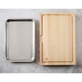Cutting board 60 cm x 40 cm 18/10 Stainless Steel,,large