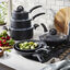 10 Piece aluminum Cookware Set - Black preview
