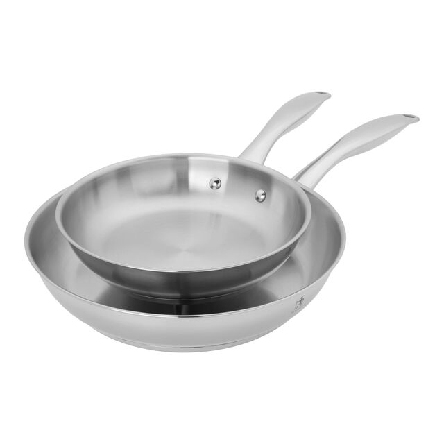 2-pc, Stainless Steel, Frying Pan Set,,large