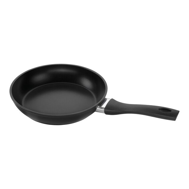 Bratpfanne 24 cm, Aluminium, Schwarz,,large