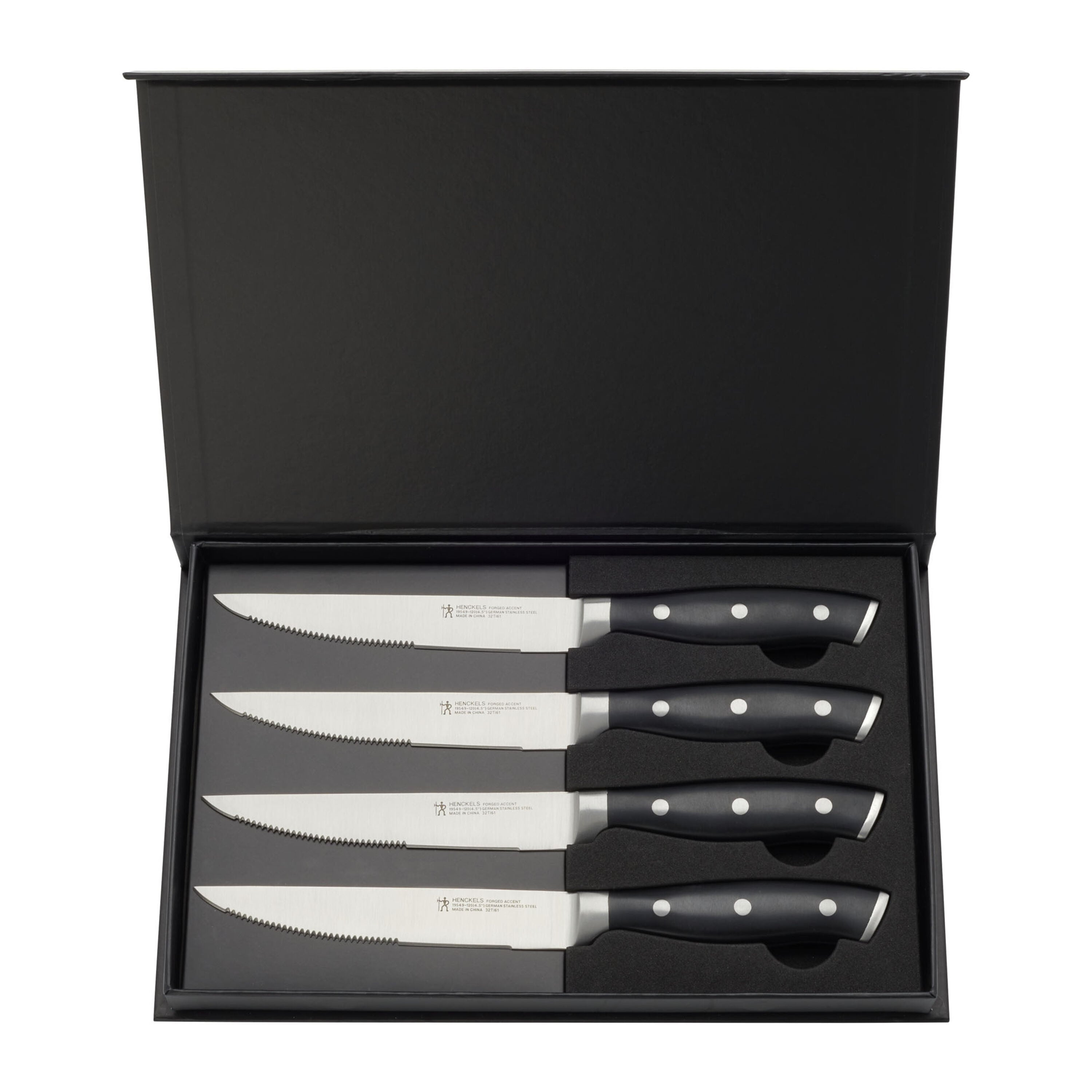 Forged Accent 4 Piece, Steak set, black | Henckels CA