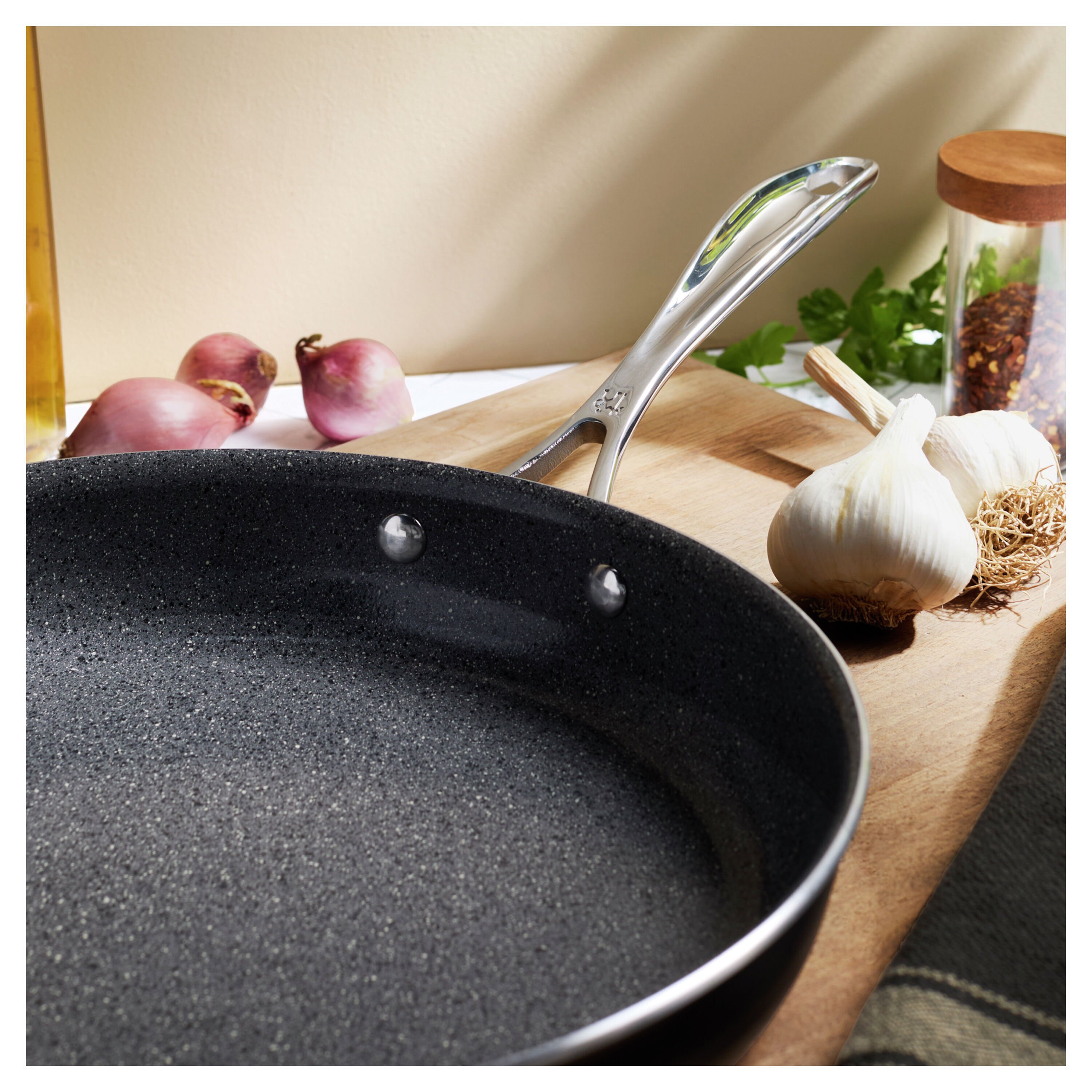 Capri Ceramic 3-pc, Aluminum, Ceramic Nonstick Frying Pan Set