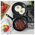 2 Piece aluminum Frypan Set - Black,,large