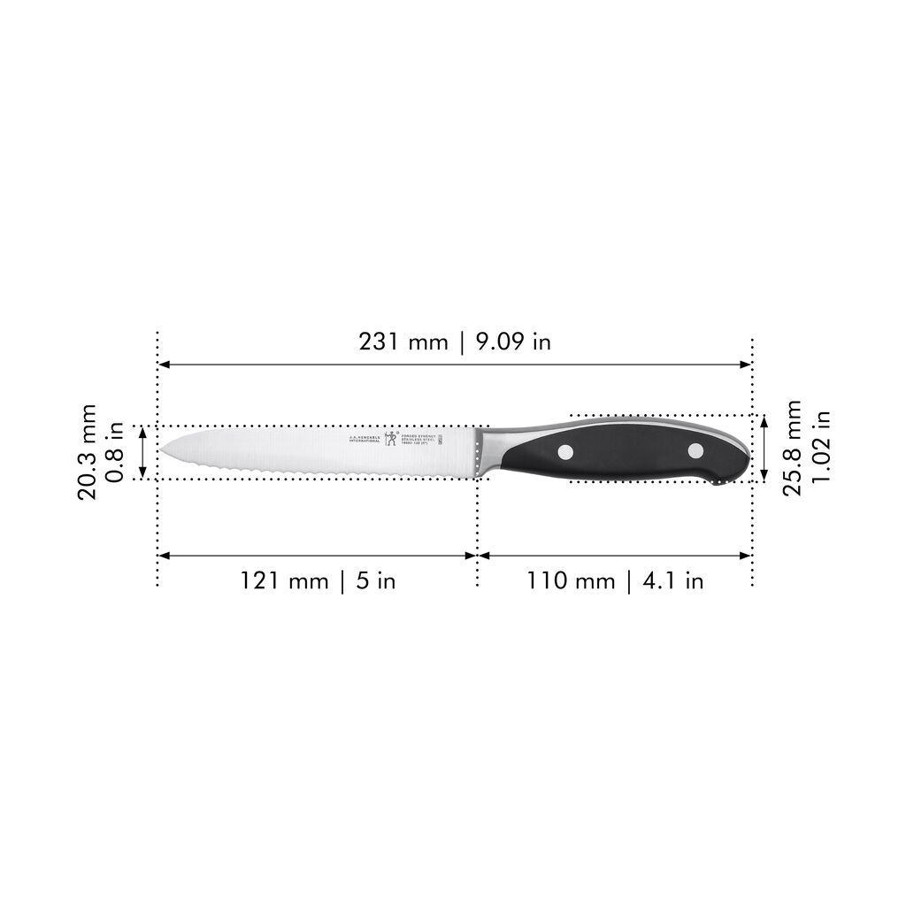 5.00 inch, Serrated Utility Knife,,large