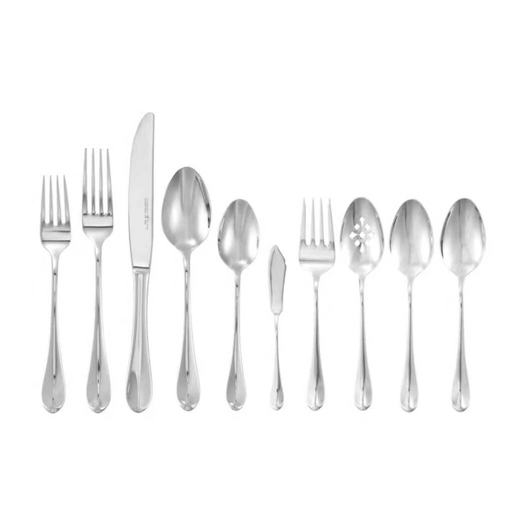 45 Piece Flatware Set polished,,large