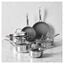 10-pc, Stainless Steel, Ceramic Nonstick Cookware Set,,large preview