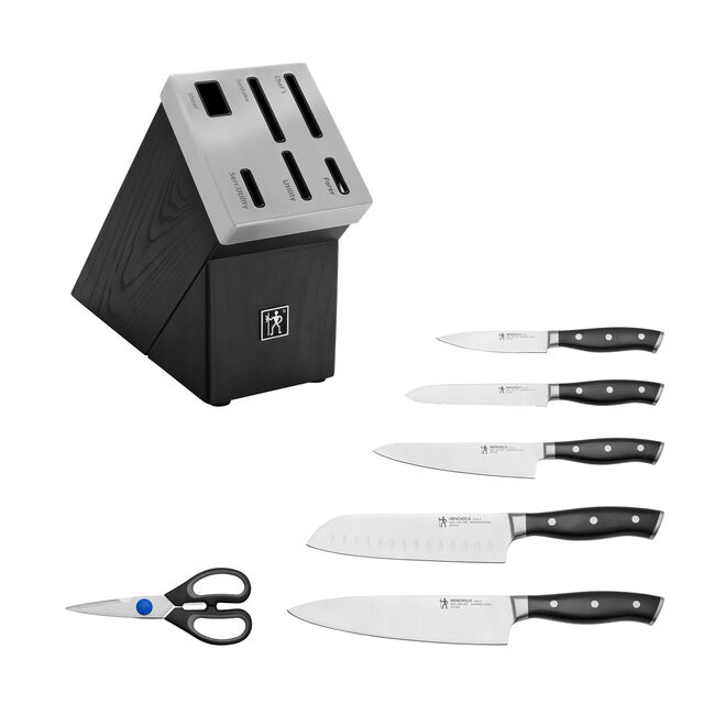 7 Piece, Knife block set,,large