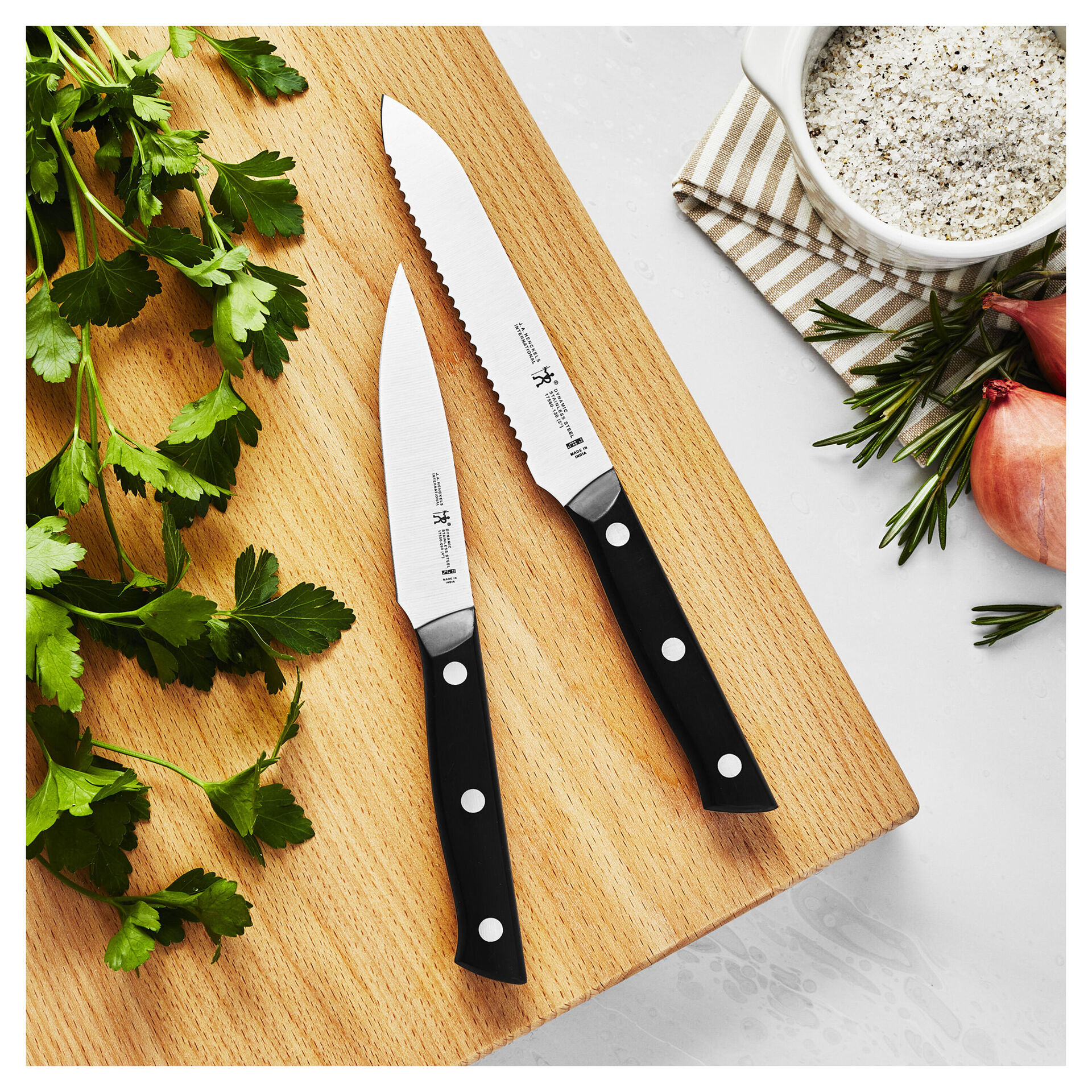7 Piece, Knife block set, nature,,large