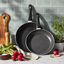 2 Piece aluminum Fry Pan Set - Granite,,large preview