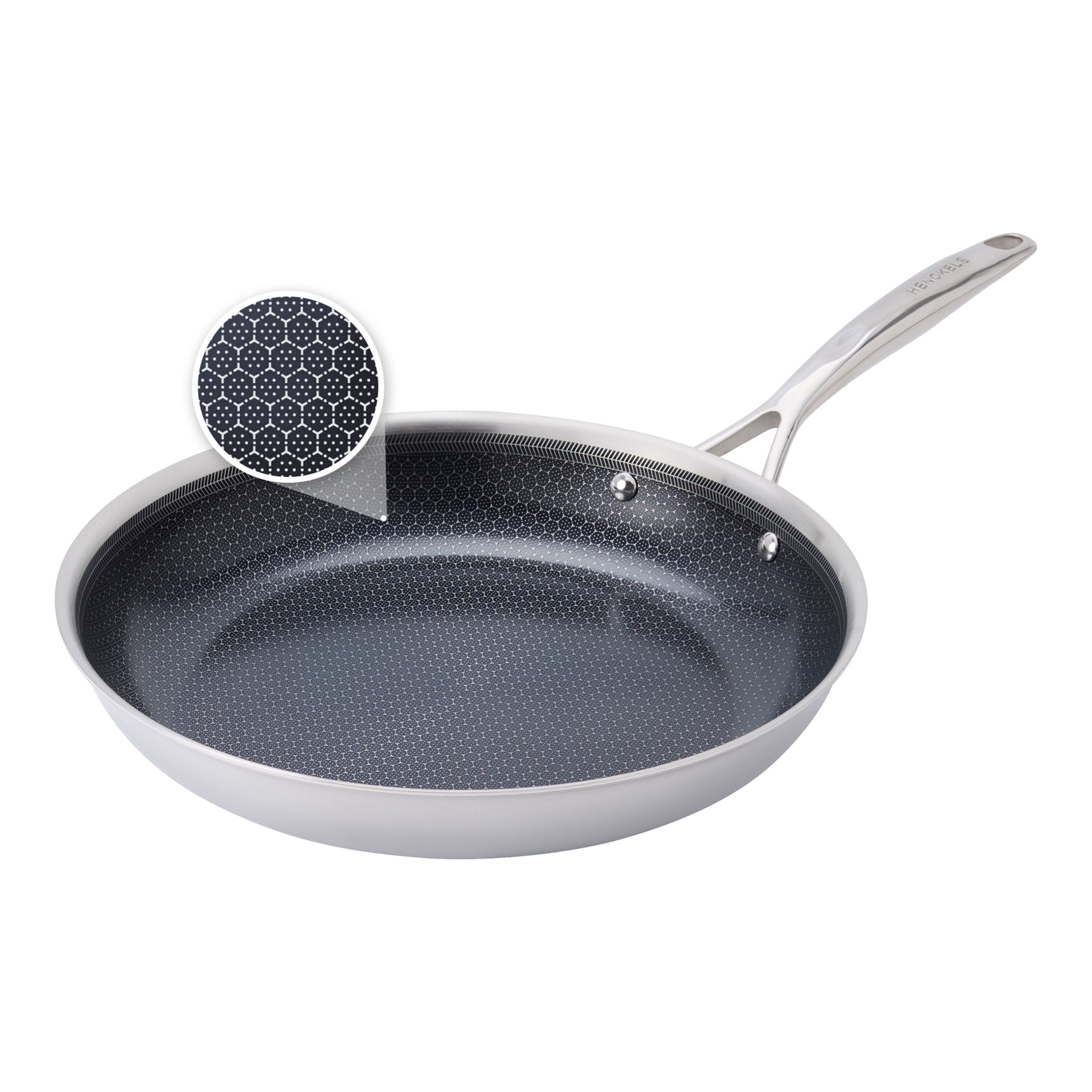 Paradigm Ceramic 12-inch, Stainless Steel, Ceramic Hybrid Nonstick