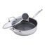 4 qt, Stainless Steel, Hybrid Ceramic Nonstick Saute Pan With Lid preview